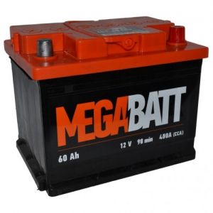 MegaBatt  6CT-60 Ah  L+ ― Автоэлектроника AutoAudio